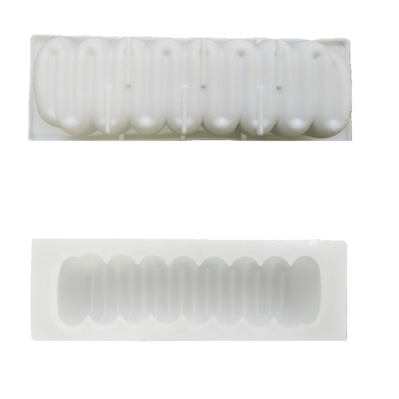 Moule Silicone blanc pour Bûche Glacée