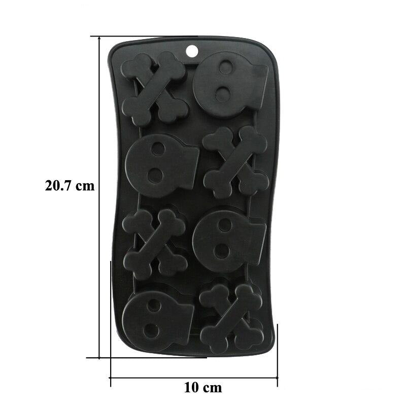 moule silicone halloween tete de mort