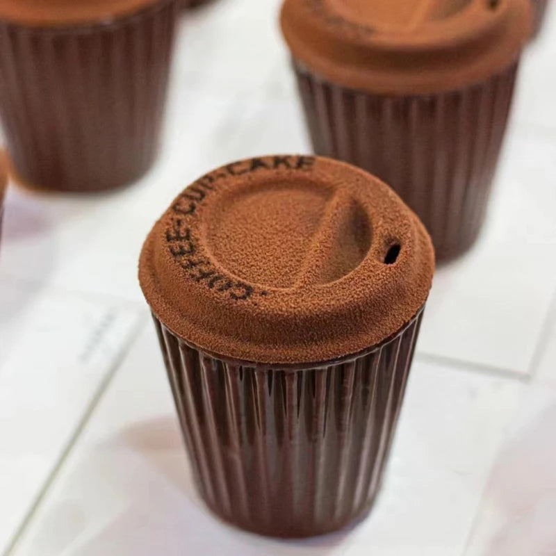 Silikon-Schokoladenmousse-Kuchenform in Kaffeetassenform, Tassenform, Silikonform, Küchenbackgeschirr, Dessertbackwerkzeug