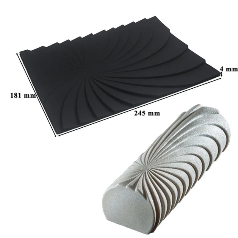 Moule Silicone Bûche Comet | Pâtisserie & Entremet