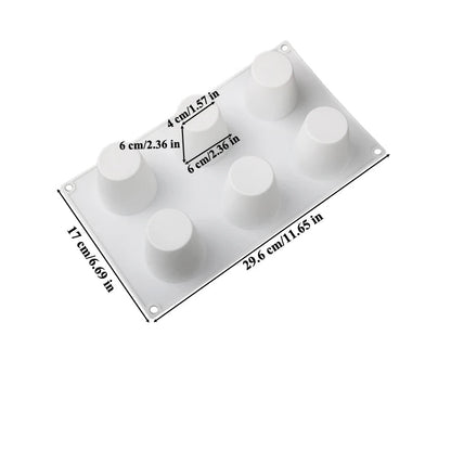 Silikon-Schokoladenmousse-Kuchenform in Kaffeetassenform, Tassenform, Silikonform, Küchenbackgeschirr, Dessertbackwerkzeug