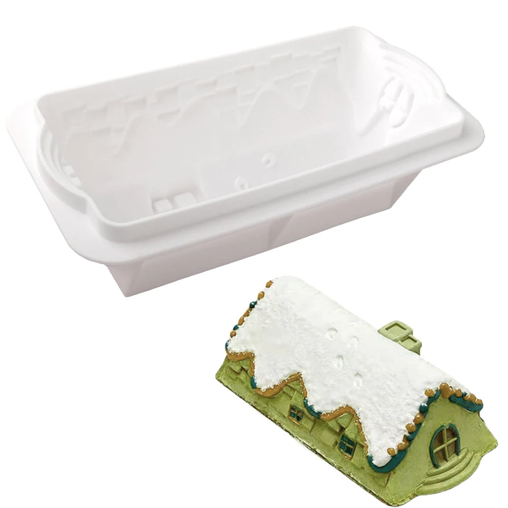 Moule Silicone Bûche Chalet | Pâtisserie & Entremet