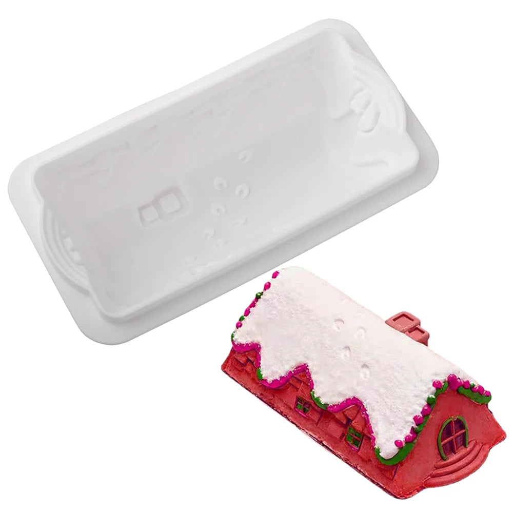 Moule Silicone Bûche Chalet