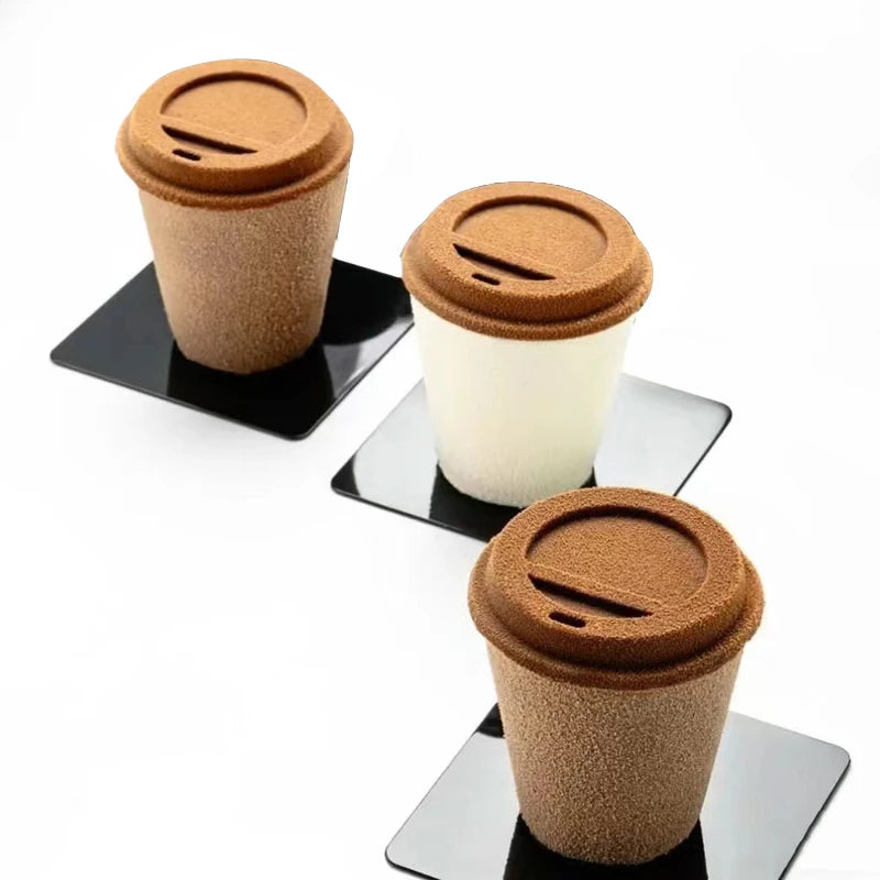 Silikon-Schokoladenmousse-Kuchenform in Kaffeetassenform, Tassenform, Silikonform, Küchenbackgeschirr, Dessertbackwerkzeug
