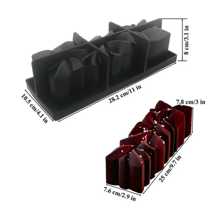 Moule Silicone Bûche Acanto | Pâtisserie & Entremet