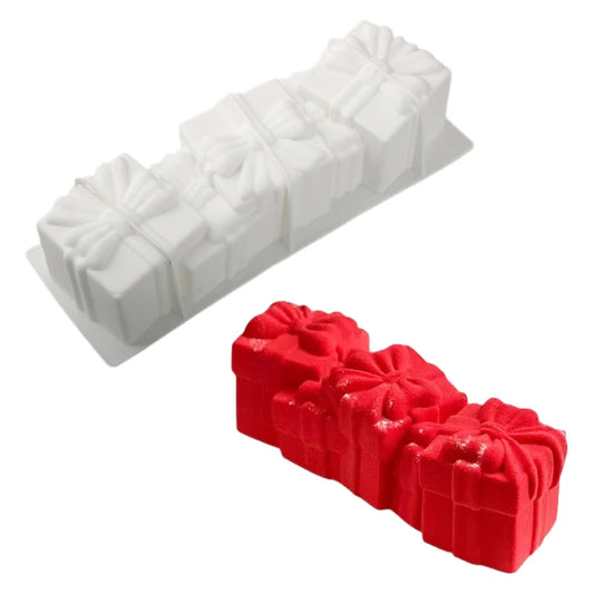 Moule Silicone Bûche Cadeaux