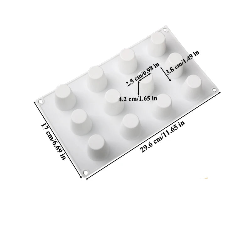 Silikon-Schokoladenmousse-Kuchenform in Kaffeetassenform, Tassenform, Silikonform, Küchenbackgeschirr, Dessertbackwerkzeug
