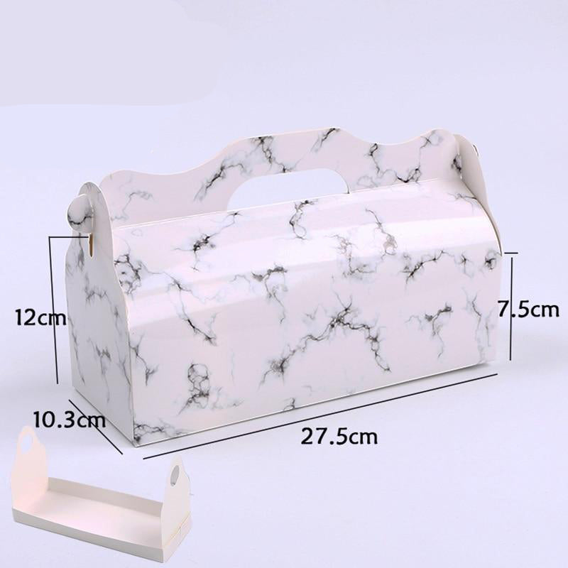 boite patisserie marbre 27cm