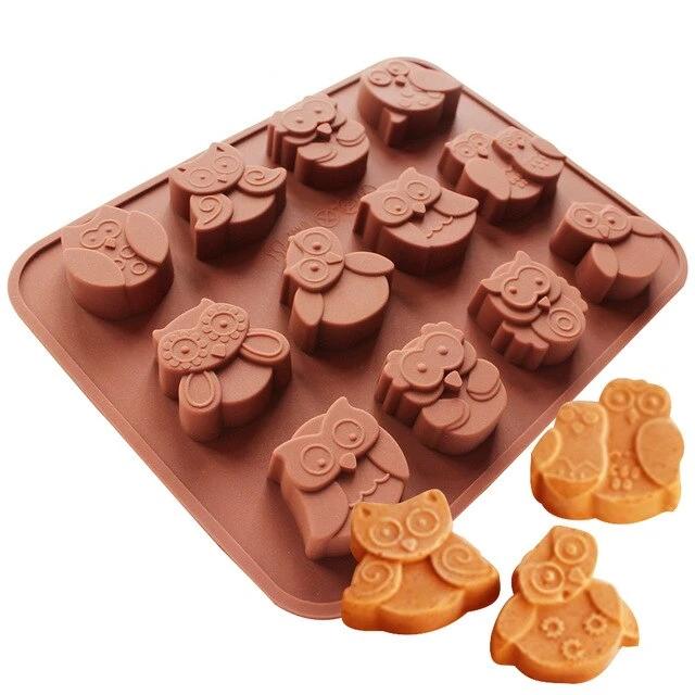 Moule en Silicone Hibou