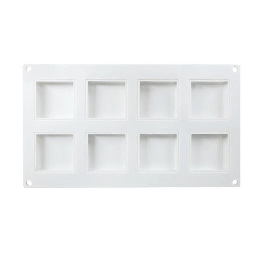 moule silicone blanc carré pour entremets