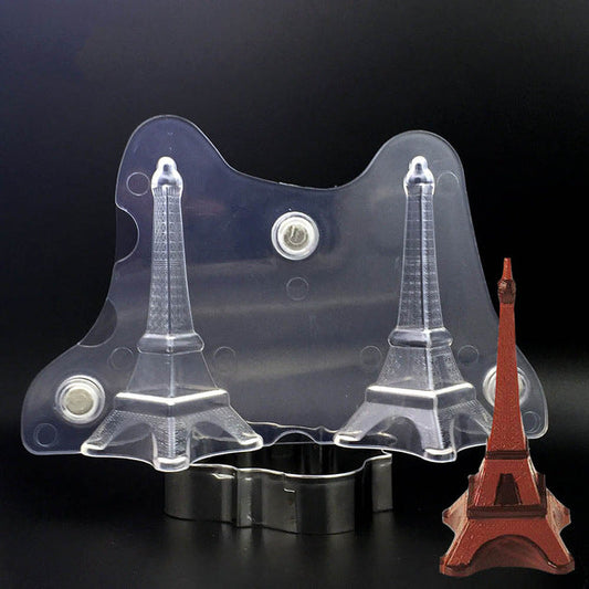 Moule Polycarbonate pour chocolat - Tour Eiffel x2 | Patisserie et Cuisine